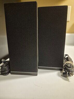 VIZIO LEFT/RIGHT BLACK SATELLITE WIRED SPEAKERS 7.5" A PAIR
